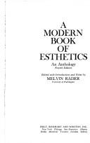 Cover for modern book of esthetics