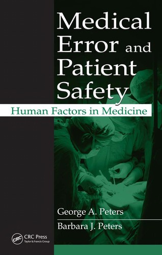Cover for Medical error and patient safety