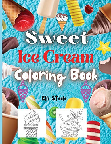 Cover for Sweet Dessert Coloring Book