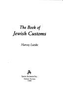 Cover for The book of Jewish customs