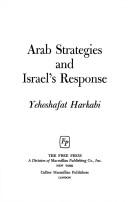 Cover for Arab strategies and Israel's response