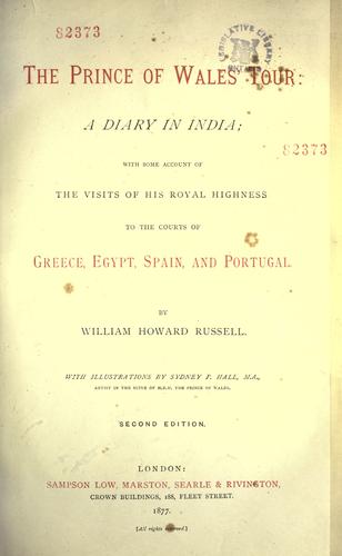 Cover for The Prince of Wales' tour