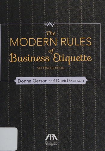 Cover for The modern rules of business etiquette
