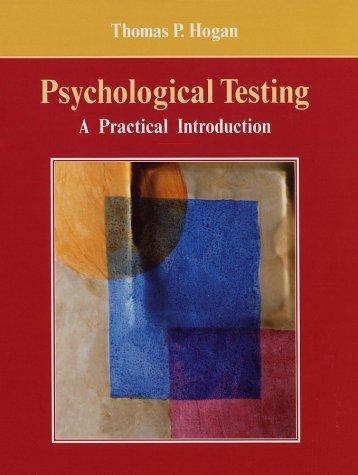 Cover for Psychological Testing