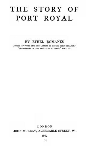 Cover for The story of Port Royal