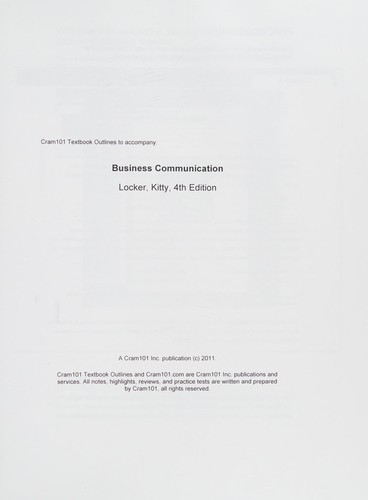 Cover for Cram101 textbook outlines to accompany