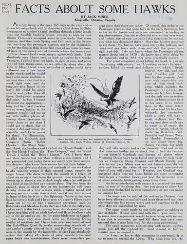 Cover for [A collection of articles by and about Jack Miner.]