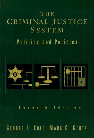 Cover for Criminal Justice Systems