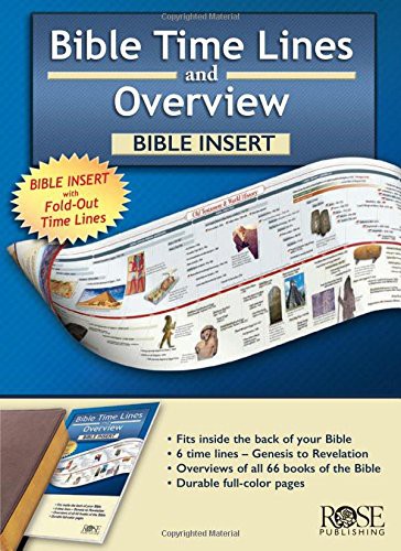 Cover for Bible Time Lines and Overview Bible Insert