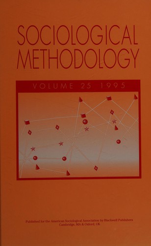 Cover for Sociological Methodology 1994 (Sociological Methodology)