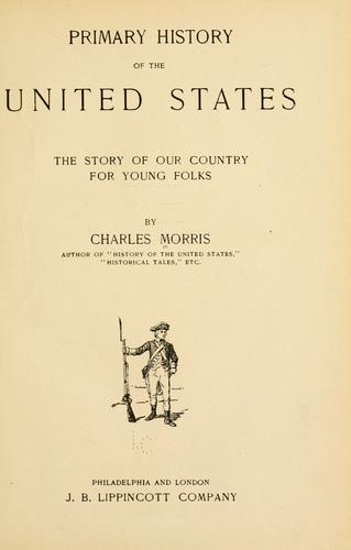 Cover for Primary history of the United States