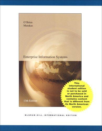Cover for Enterprise Information Systems