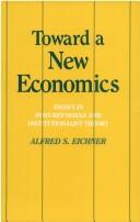 Cover for Toward a new economics