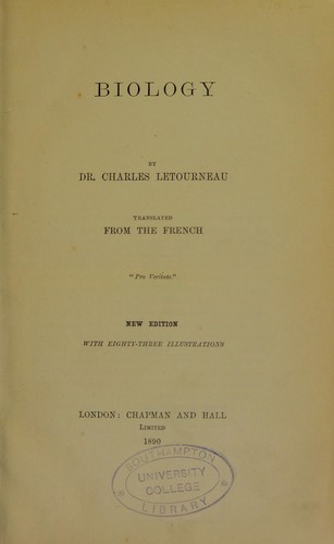 Cover for Biology.