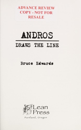 Cover for Andros draws the line