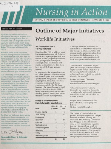 Cover for Nursing in action