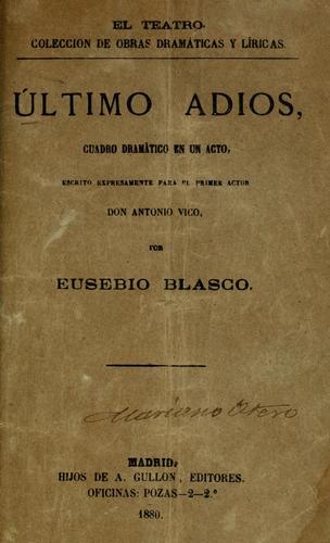 Cover for !Ultimo adiós!