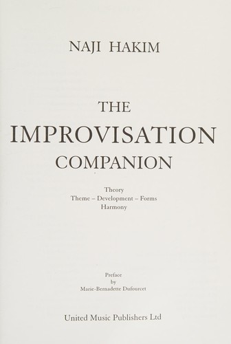 Cover for The improvisation companion