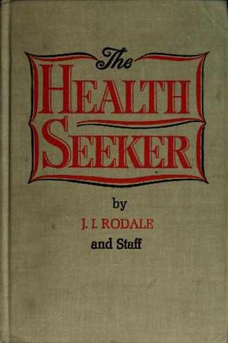 Cover for The health seeker