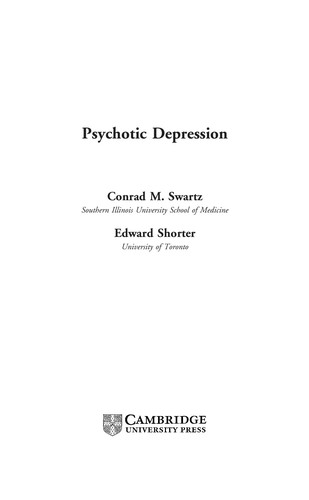 Cover for Psychotic depression