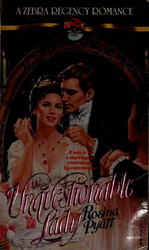 Cover for An Unquestionable Lady