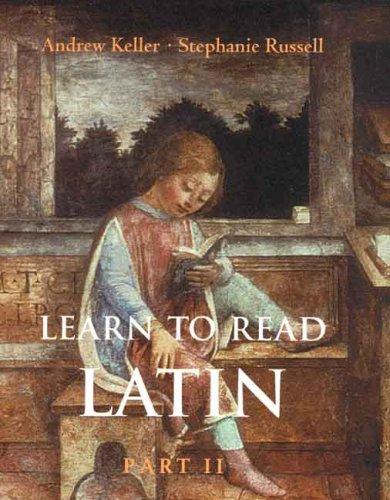 Cover for Learn to Read Latin (Textbook Part 2- Cloth) (Yale Language Series)