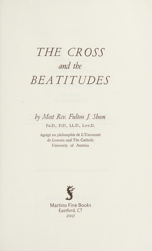 Cover for Cross and the Beatitudes