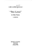 Cover for "Two loves" & other poems