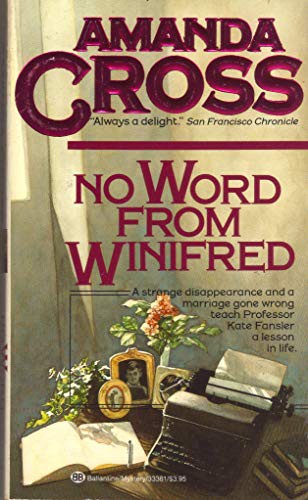 Cover for No Word from Winifred