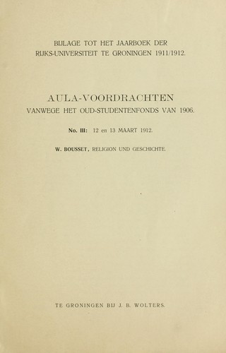 Cover for Religion und Geschichte