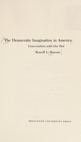 Cover for The democratic imagination in America