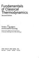 Cover for Fundamentals of classical thermodynamics