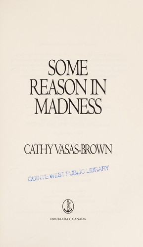 Cover for Some reason in madness
