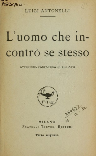 Cover for L'uomo che incontrò se stesso