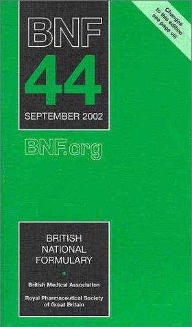 Cover for British National Formulary, Number 44 September 2002