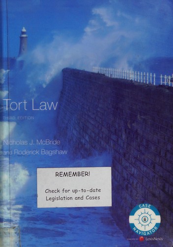 Cover for Tort law
