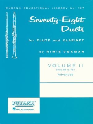 Cover for 78 Duets for Flute and Clarinet