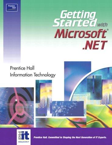 Cover for Getting Started with Microsoft.NET