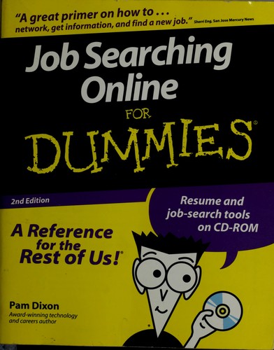 Cover for Job searching online for dummies