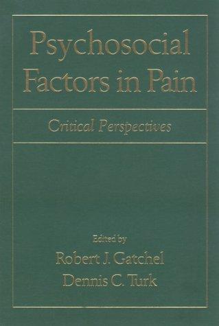 Cover for Psychosocial factors in pain