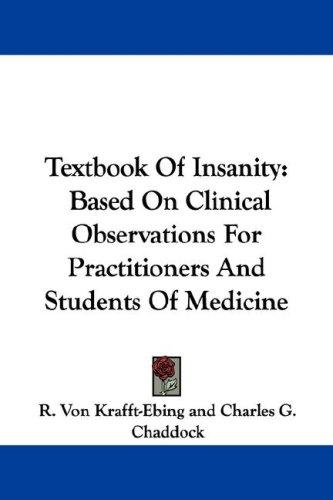 Cover for Textbook Of Insanity