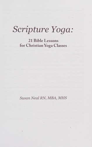 Cover for Scripture Yoga
