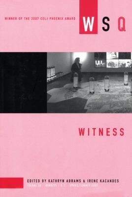 Cover for Witness