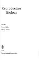 Cover for Reproductive biology.
