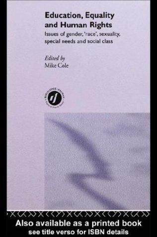Cover for Education, Equality and Human Rights