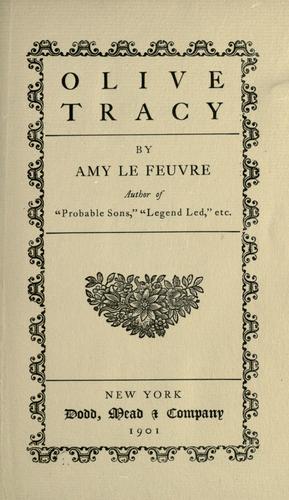 Cover for Olive Tracy