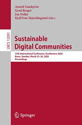 Cover for Sustainable Digital Communities