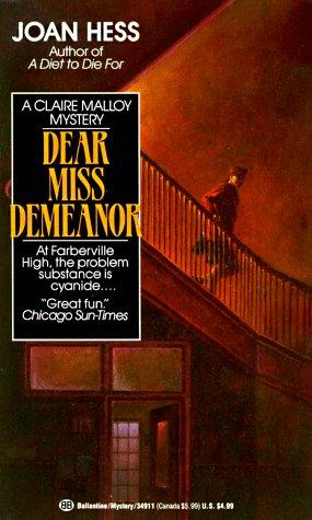 Cover for Dear Miss Demeanor (Claire Malloy Mysteries, No. 3)