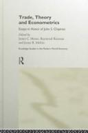 Cover for Trade, theory, and econometrics
