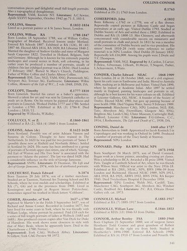 Cover for The dictionary of portrait painters in Britain up to 1920